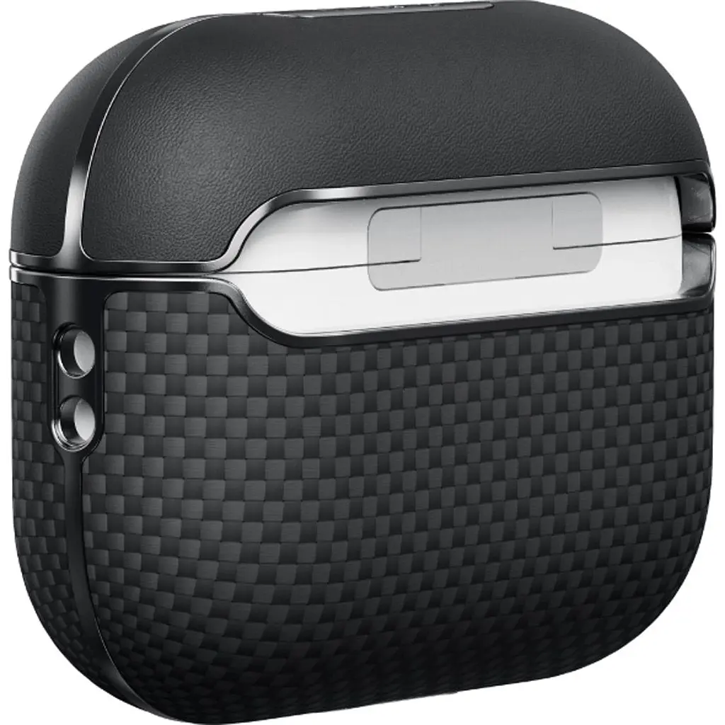 Чохол Pitaka Aramid Fiber Magnetic Case для Apple AirPods Pro 2 Black/Gray (APM2401) [170966] - фото 3