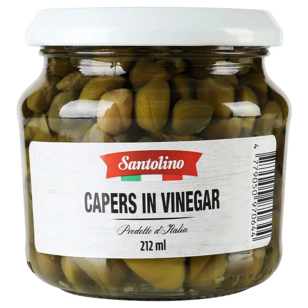 Каперси Santolino Caperberries in Vinegar 212г.