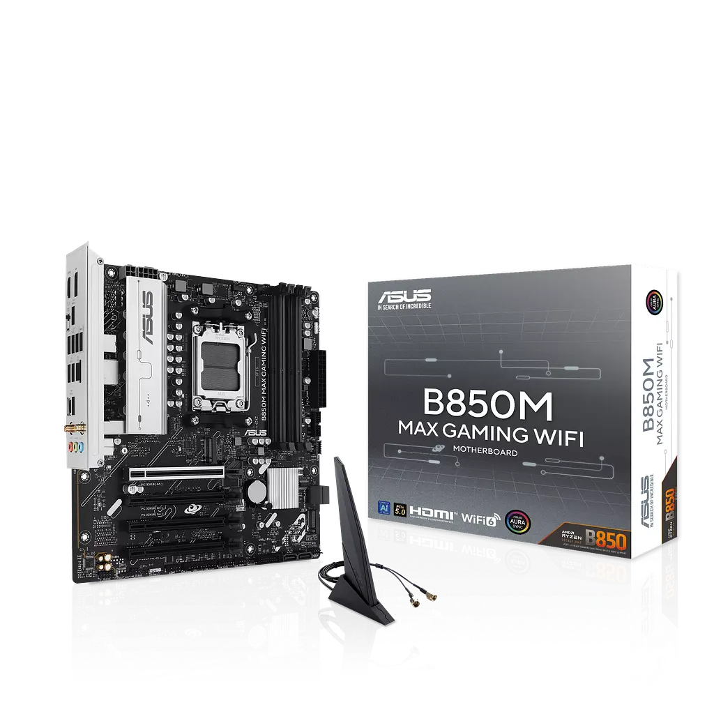 Материнська плата Asus B850M Max Gaming Wi-Fi Socket AM5 (B850M MAX GAMING WIFI) - фото 5