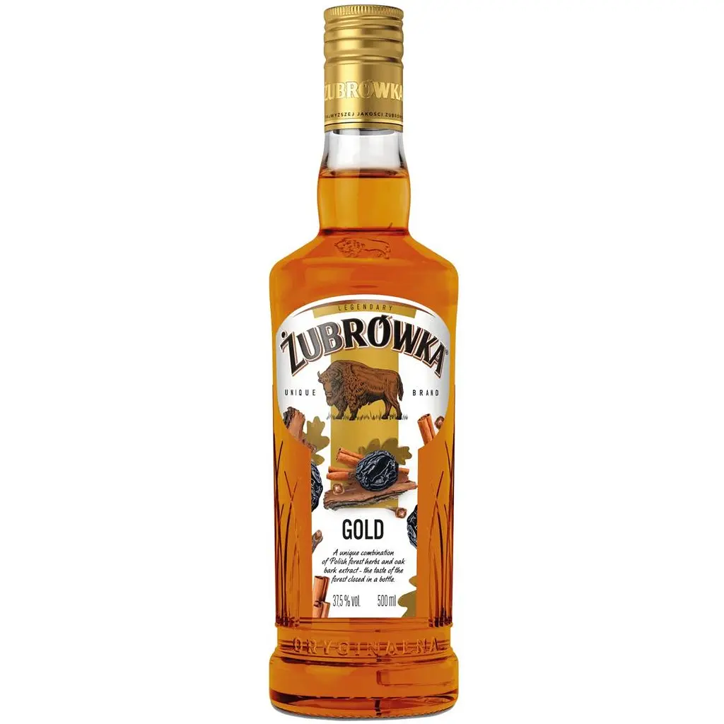 Алкогольний напій Zubrowka Zlota 37.5% 0.7 л