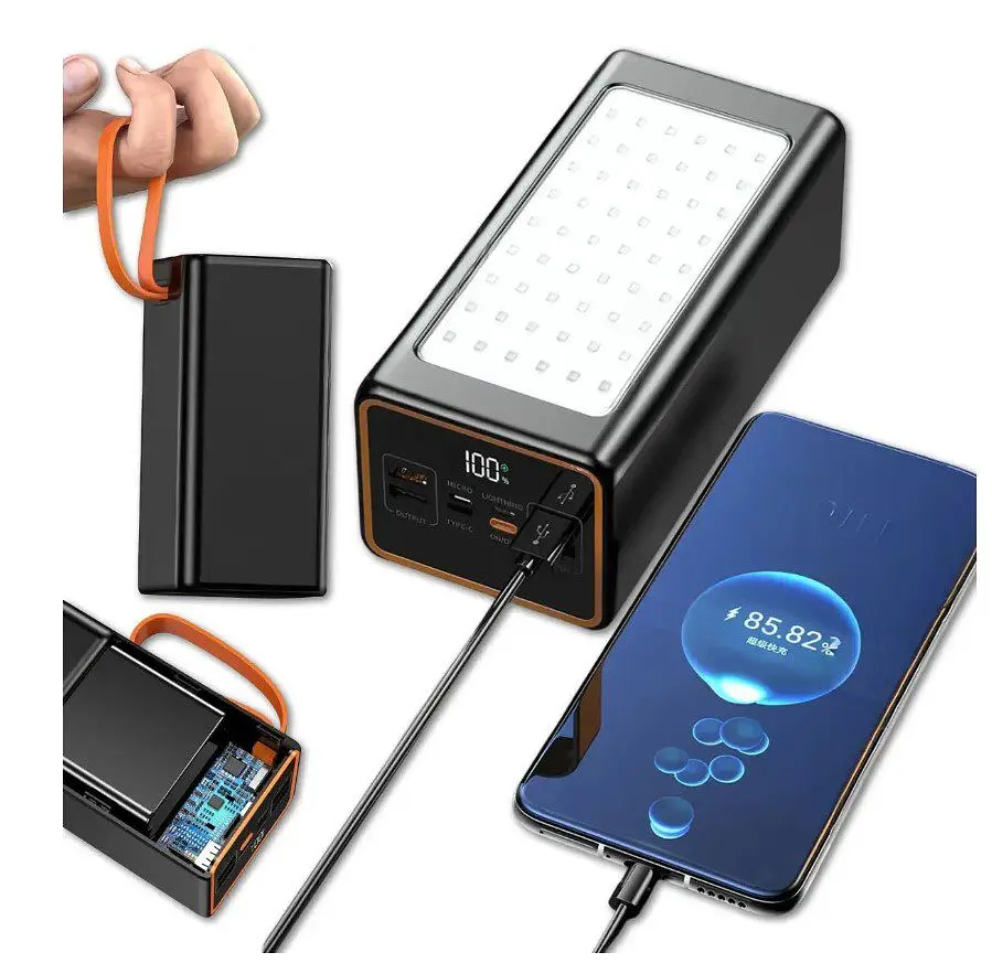 Повербанк Powerbank Voltronic XP51 20W Digital Display, LED-лампа - фото 3