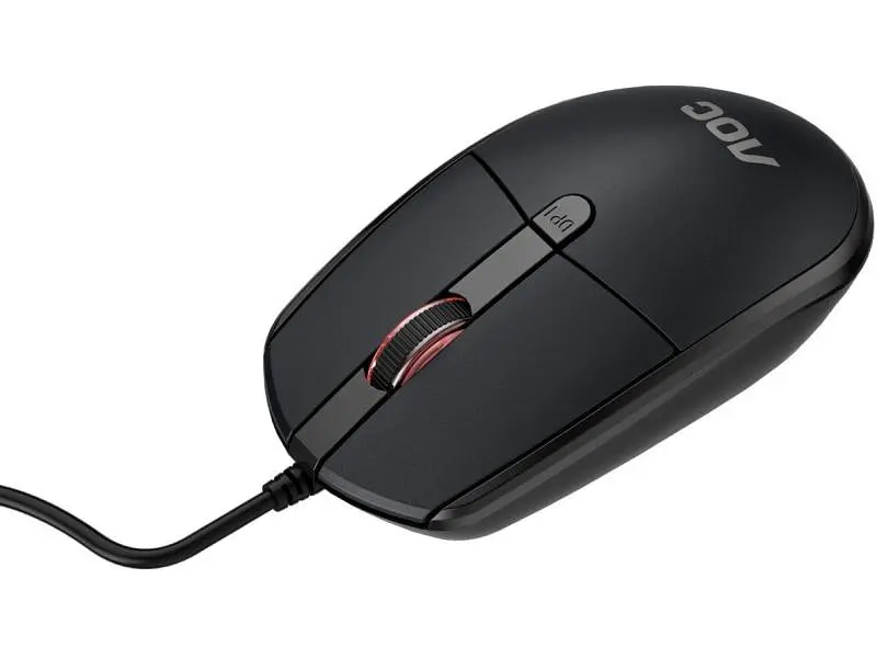 Миша AOC MS130B USB Black (MS130B/LA) - фото 3