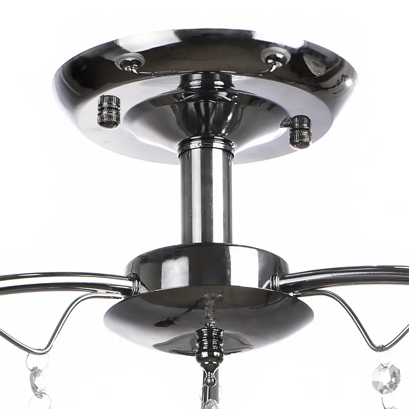 Люстра потолочная Brille классическая E14 40W CH (LK-242C/3) - фото 2