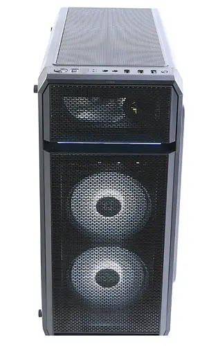 Корпус Zalman N5 OF Black, без БЖ, Mid Tower, для ATX / Micro ATX / Mini ITX, 2xUSB 2.0, 1xUSB 3.0, 3x120 мм White LED Fan, бічна панель з акрилу - фото 3