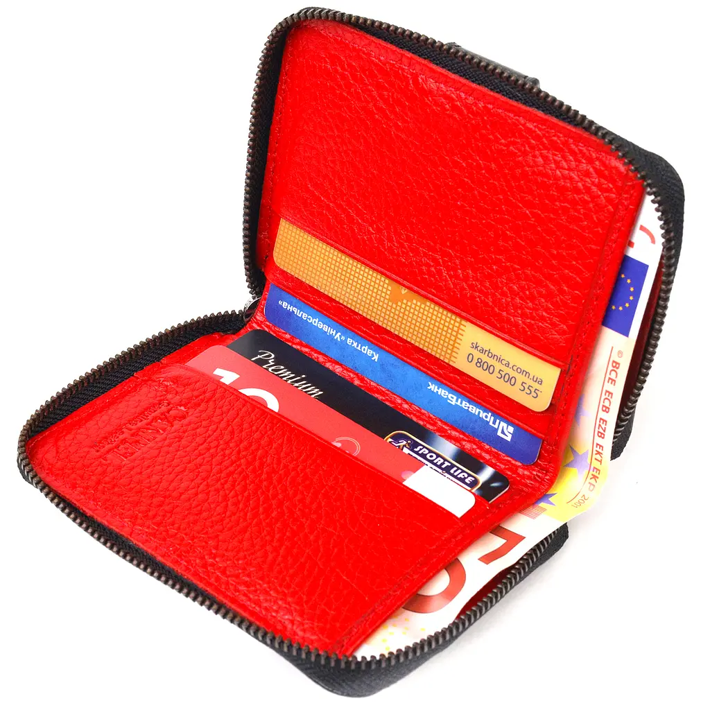 Жіночий шкіряний гаманець Canpellini 10.8х8.5х2 см acs0025069 - фото 6