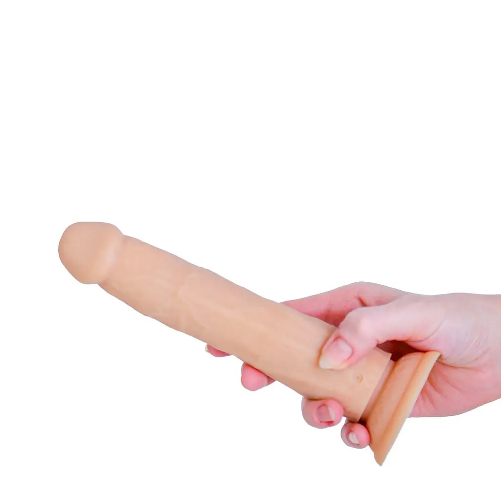 Фалоімітатор Addiction 8″ Rotating Thrusting Dong Vanilla з ротацією та пульсацією Naked - фото 8