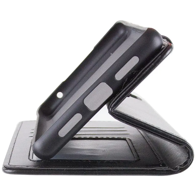 Шкіряний чохол-книжка GETMAN Gallant (PU) для Oppo A60 4G Чорний - фото 3