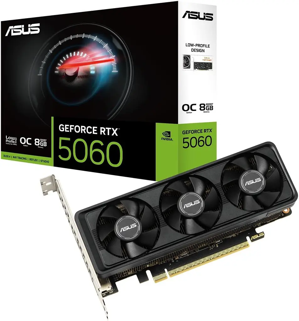 Видеокарта ASUS RTX 5060 8GB LP BRK OC (RTX5060-O8G-LP-BRK) (GDDR7, 128 bit, PCI-E v5.0 x16) - фото 6
