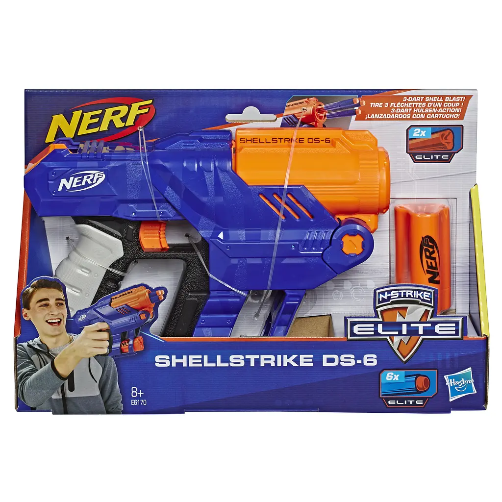 Бластер Hasbro Nerf Elite Shellstrike (E6170) - фото 5