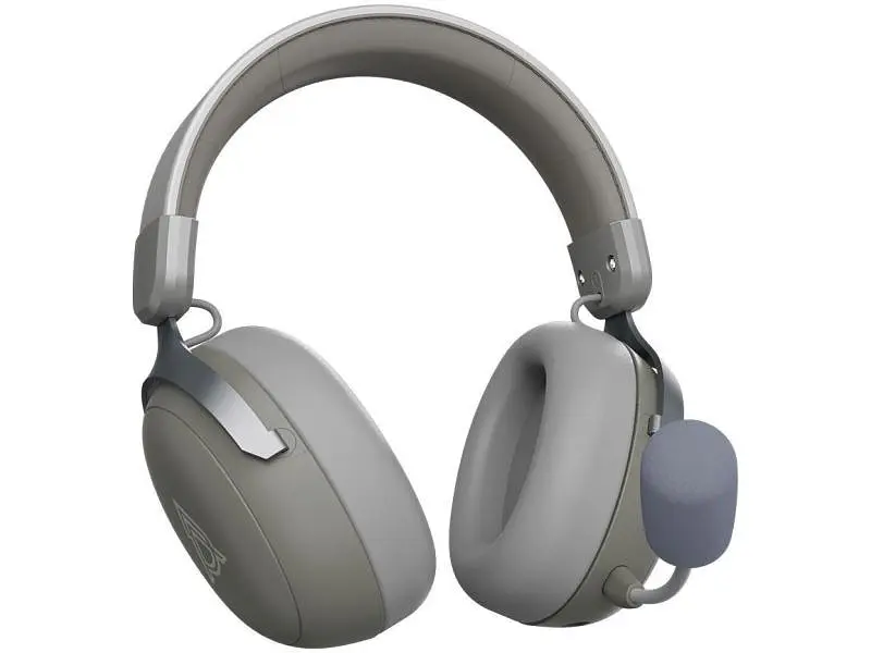 Навушники з мікрофоном Ajazz AHM08 MAX Grey (AHM08-MAX-GW) - фото 4