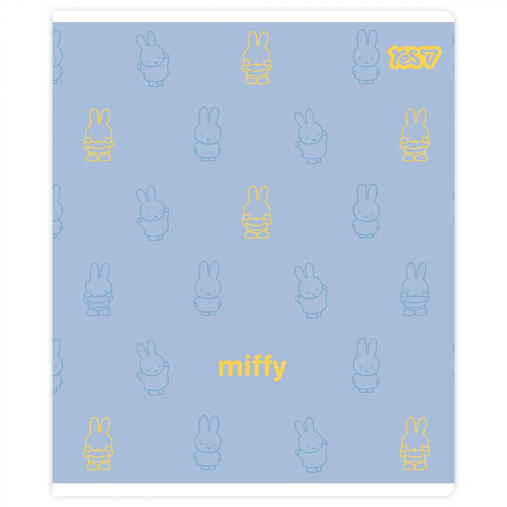 Зошит учнівський Yes Miffy Bunny А5 12 аркушів коса лінія 10 шт. (768599) - фото 5