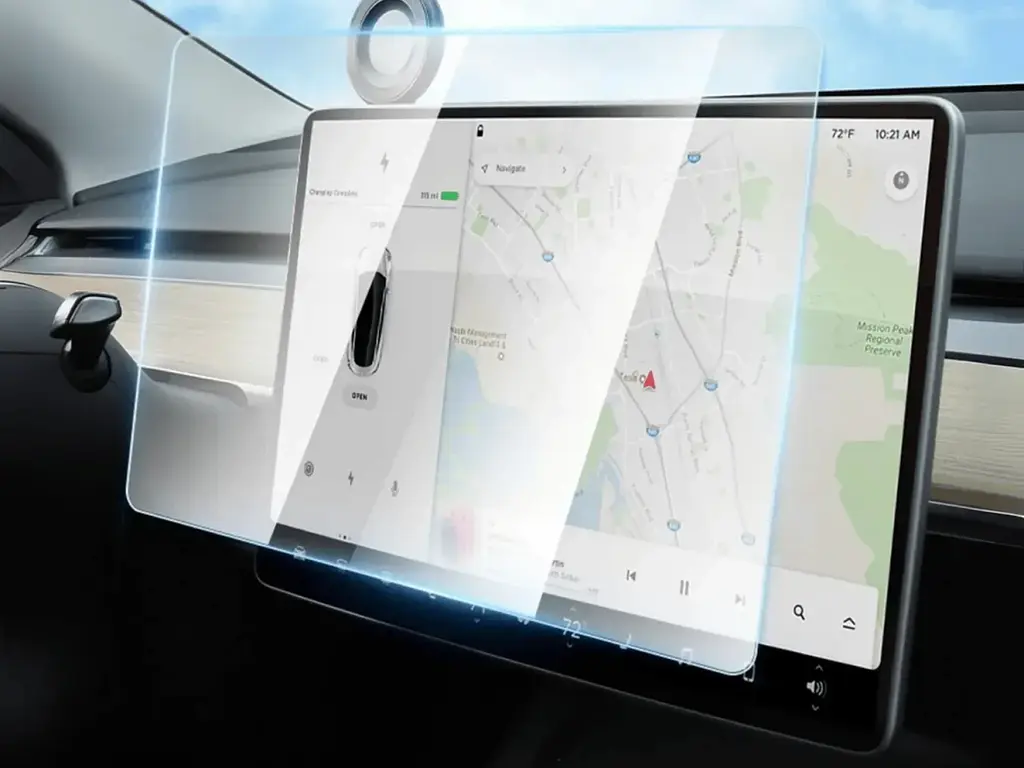 Скло захисне для Дисплея Tesla Model Y 2019- антиблікове покриття 1 шт - фото 4
