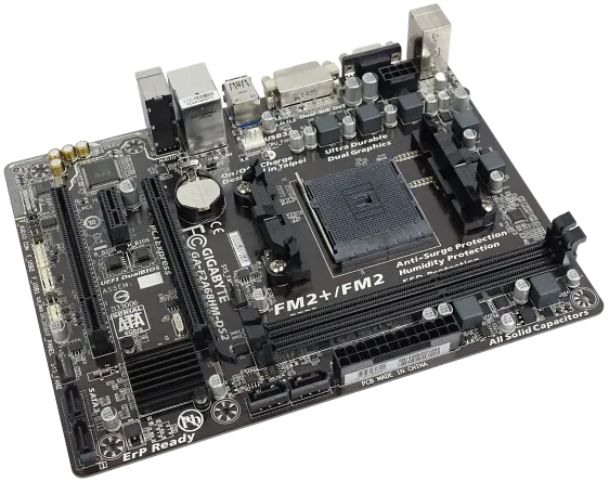 Материнська плата Gigabyte GA-F2A68HM-DS2 Socket FM2+ (GA-F2A68HM-DS2) Б/В - фото 2