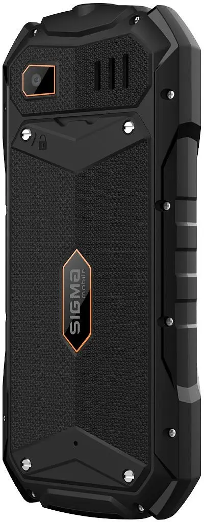 Телефон Sigma X-treme PV68 Black-orange UA UCRF - фото 2