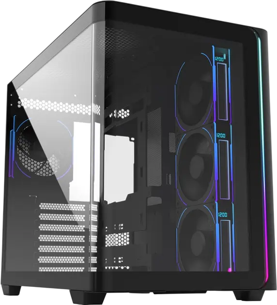 Корпус FSP M580-BP ARGB Black - фото 2