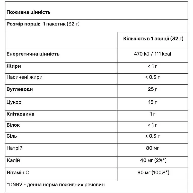Ізотонік Amix Performance Rock´s Gel Free апельсин 32 г - фото 2