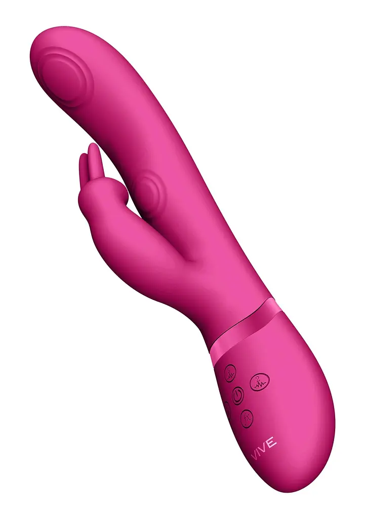 Вібратор-кролик Vive May G-Spot 22 см рожевий - фото 6