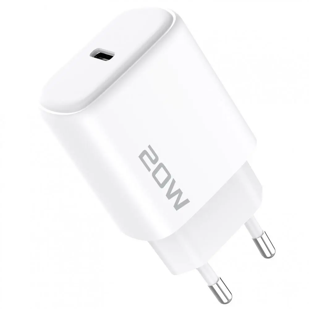 Зарядний пристрій Proove Silicone Power 2 20W (Type-C) + Cable Type-C to Lightning (1m) white (WCSP22010002) - фото 2