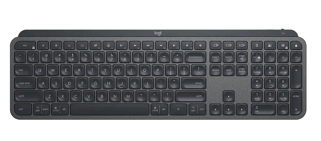 Комплект (клавіатура, миша) бездротовий Logitech MX Keys Combo for Business Graphite US (920-010933) - фото 4