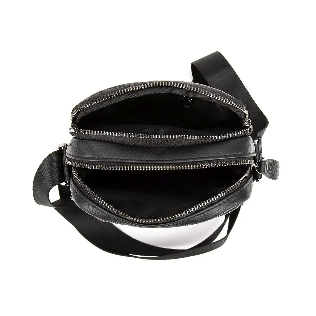 Шкіряний невеликий месенджер на два відділи Tiding Bag M56-2004A - фото 6