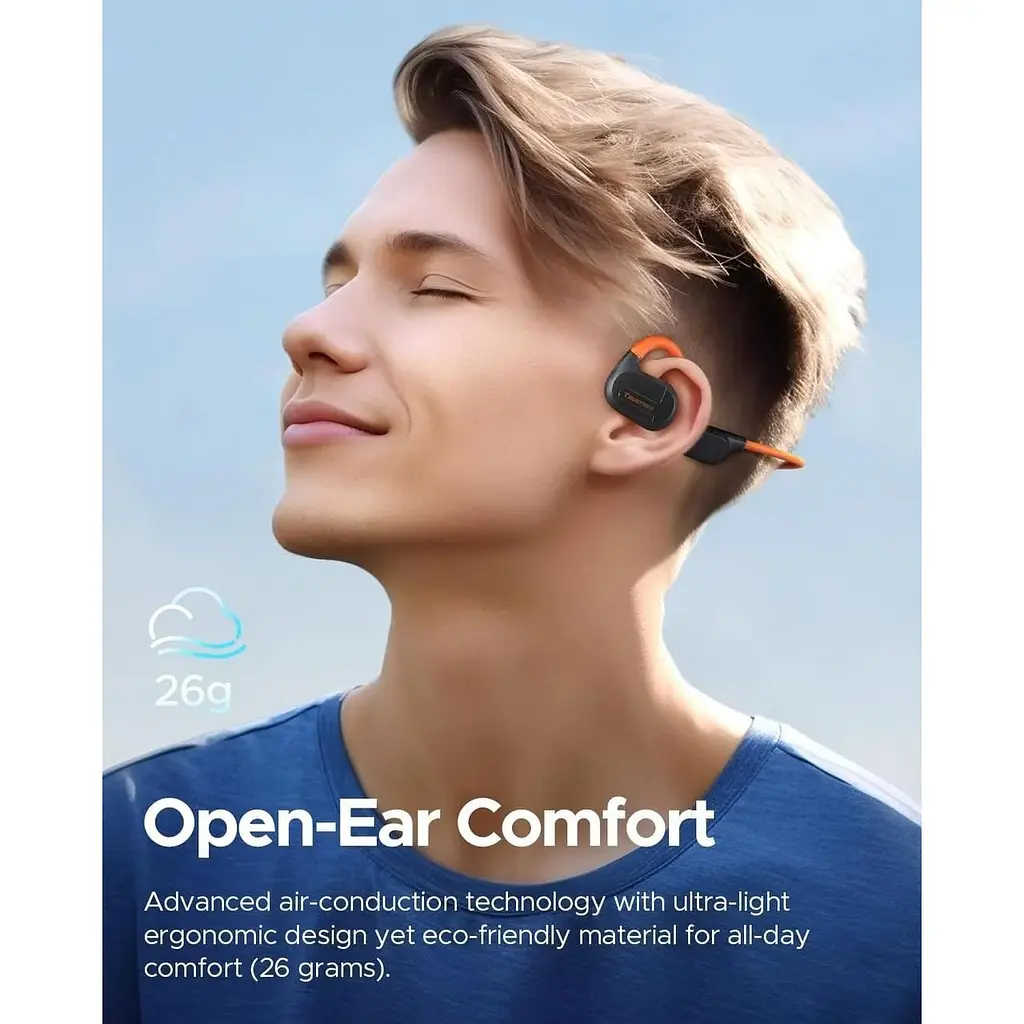 Бездротові спортивні навушники Truefree F2 Bluetooth 5.3 з повітряною провідністю  - фото 2