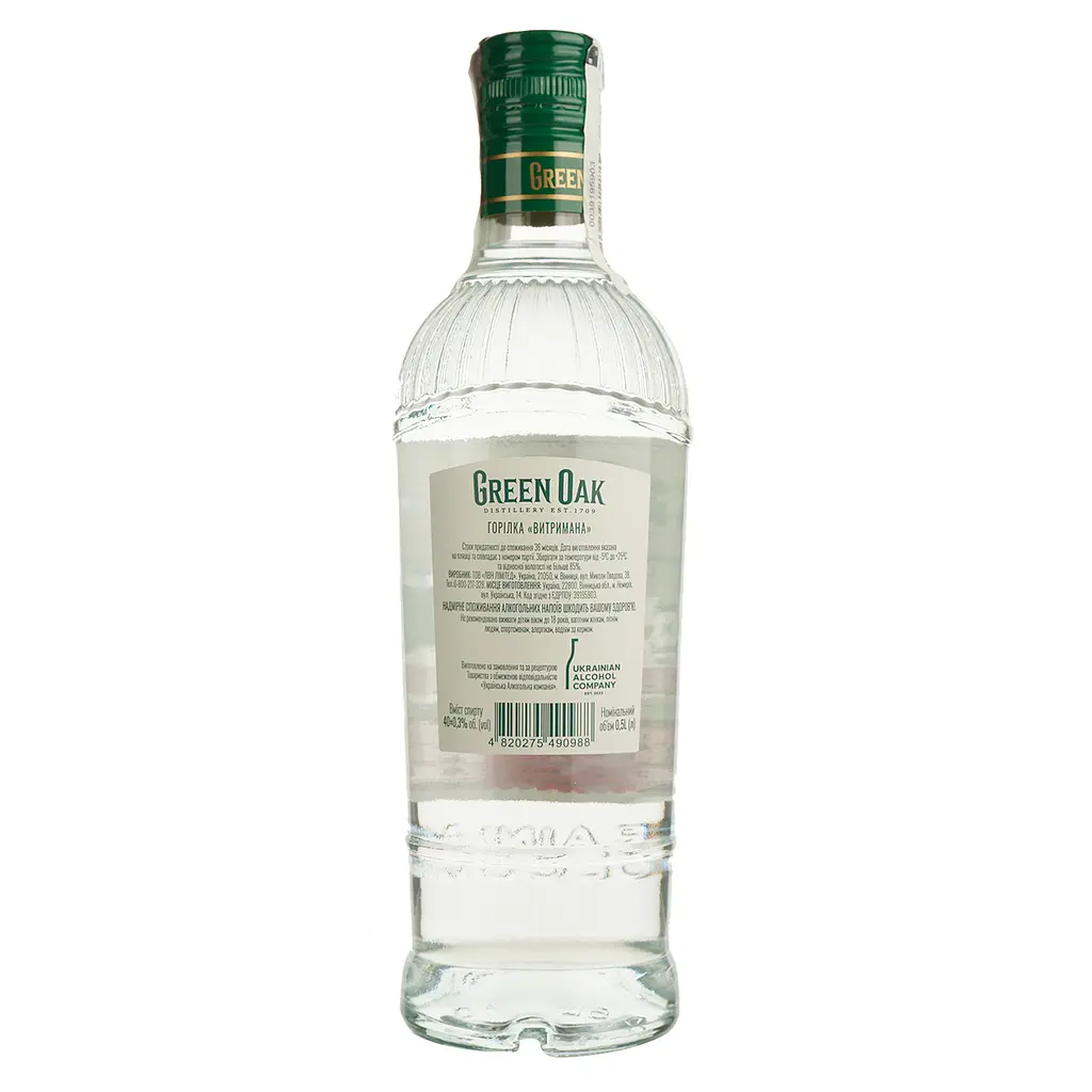 Горілка Green Oak Reserved 40% 0.5 л - фото 2