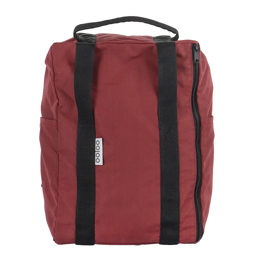 Рюкзак-антивор OOLOO Кенгуру 40x30x20 см, бордовый 2933 - фото 2