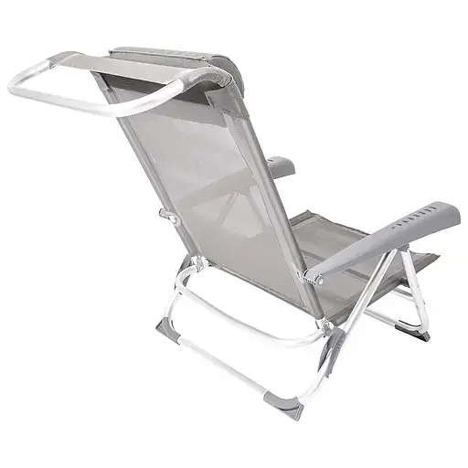 Кресло раскладное Bo-Camp Saint-Tropez серое (DAS303395) - фото 6