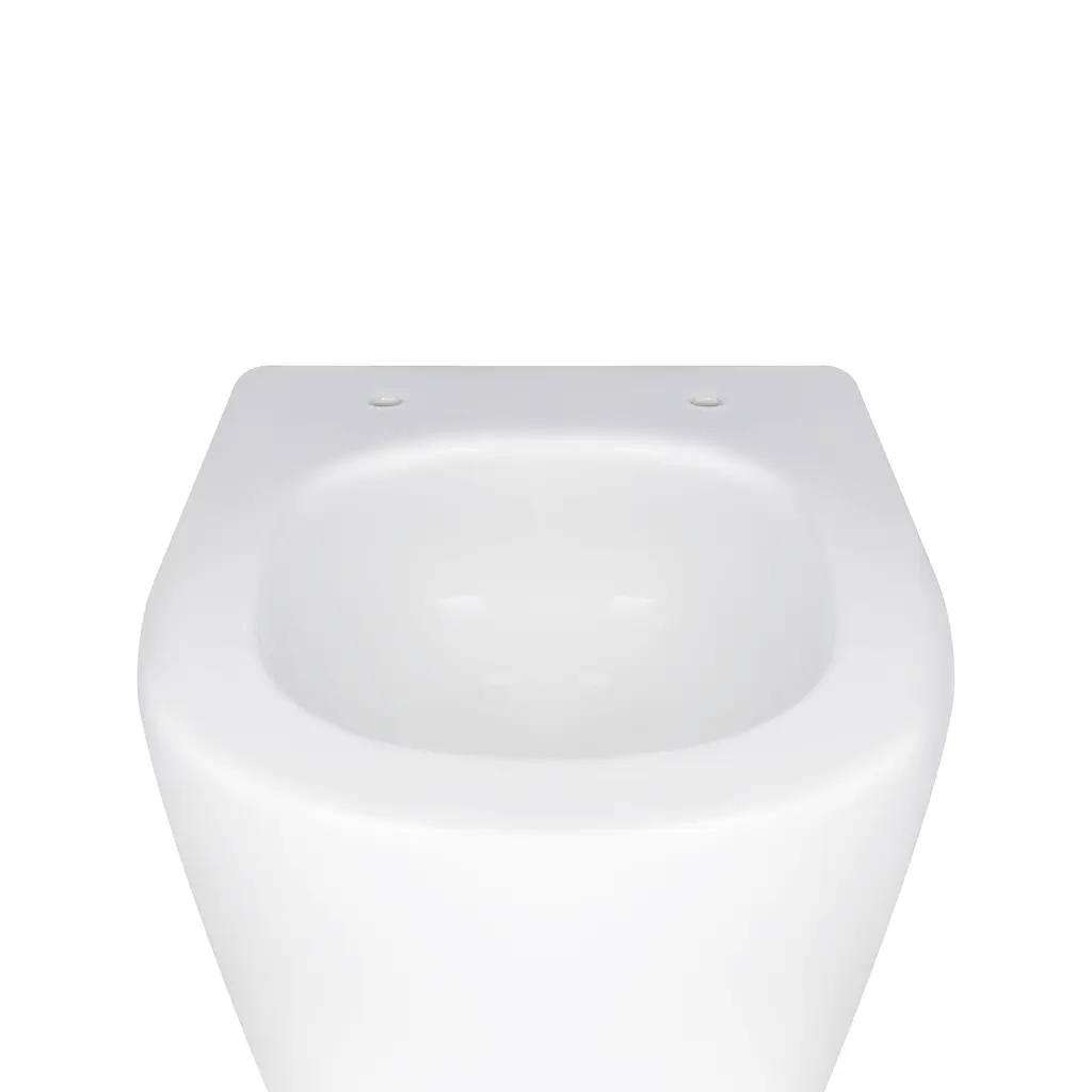 Унитаз подвесной Qtap Swan безободковый Ultra Quiet с сиденьем Soft-close QT16335179W, Белый - фото 6