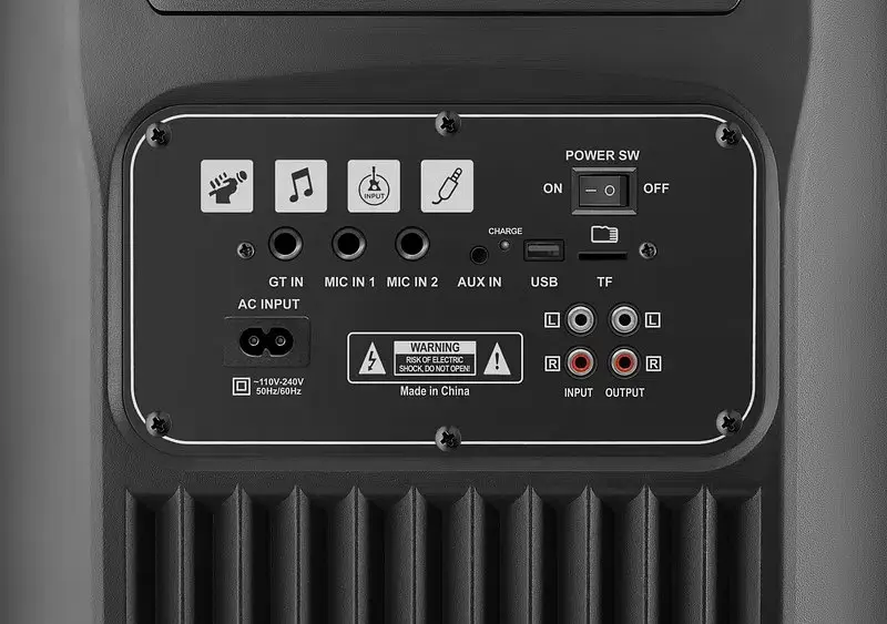 Акустична система 2.0 Defender Boomer 200, 200Вт BT/FM/TF/USB/MIC/AUX/GT, чорна - фото 10