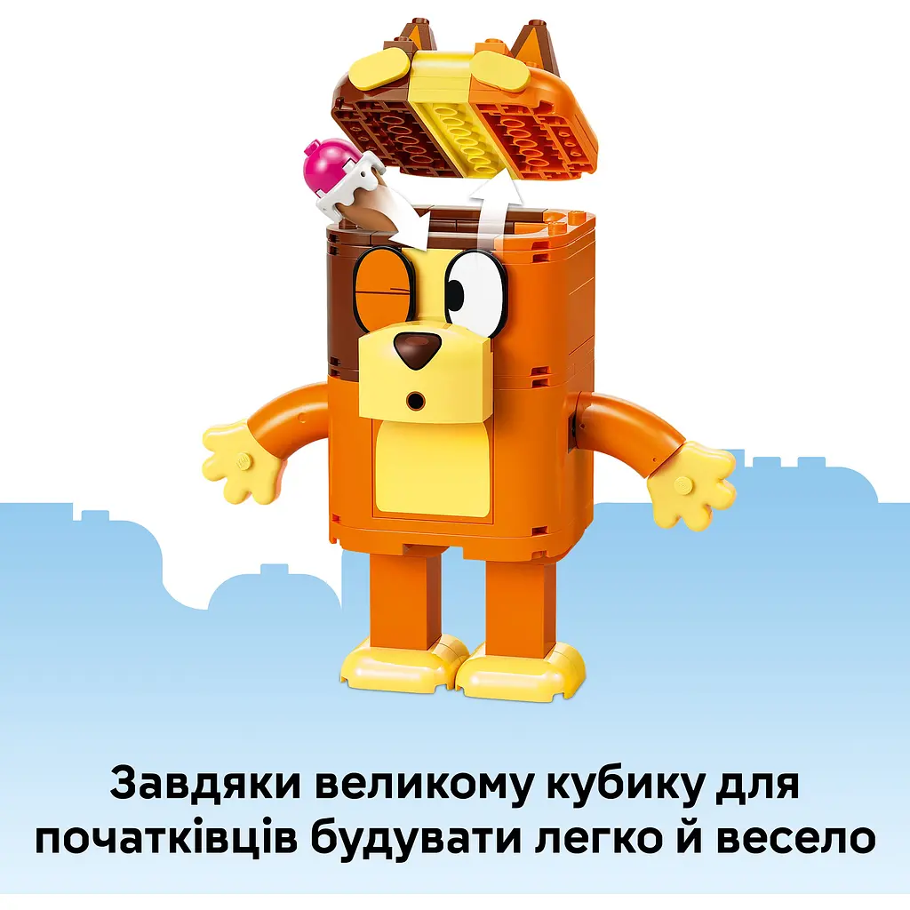 Конструктор LEGO Bluey Сім'я Блуї з кубиків (11217) - фото 8