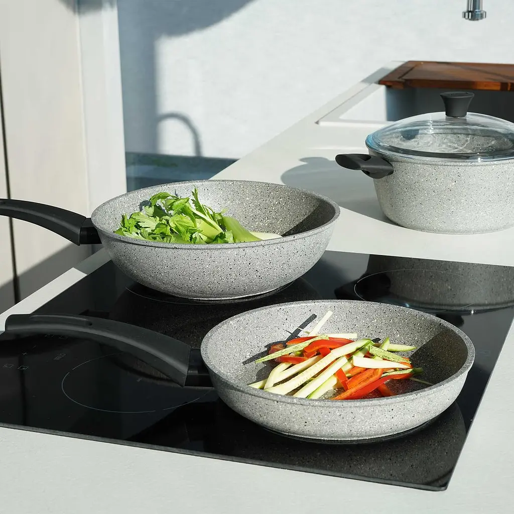 Набор кухонной посуды алюминиевый 8 шт. Flonal Dura Induction 8 предметов (DUISET08PZ) - фото 5