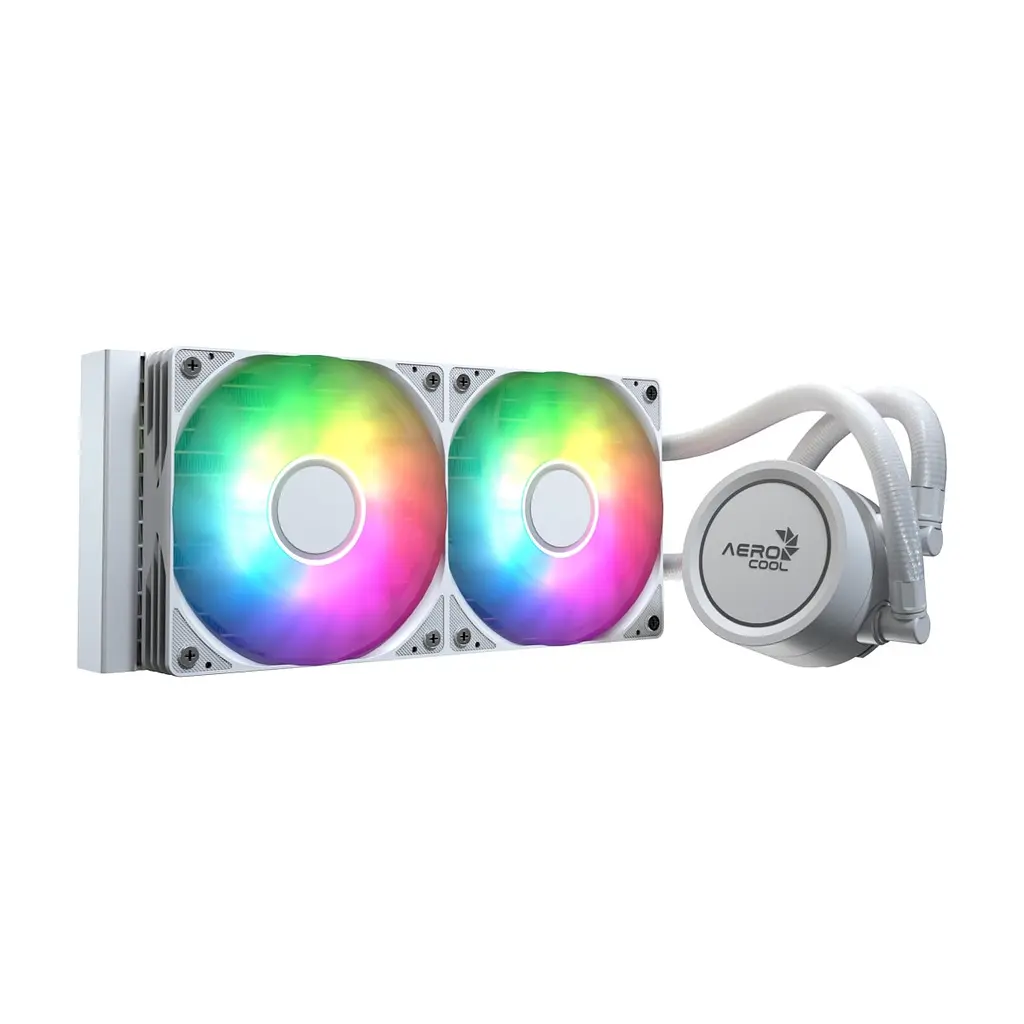 Система рідинного охолодження AeroCool Abyss L240R White (ACLA-AB24117.21) - фото 2