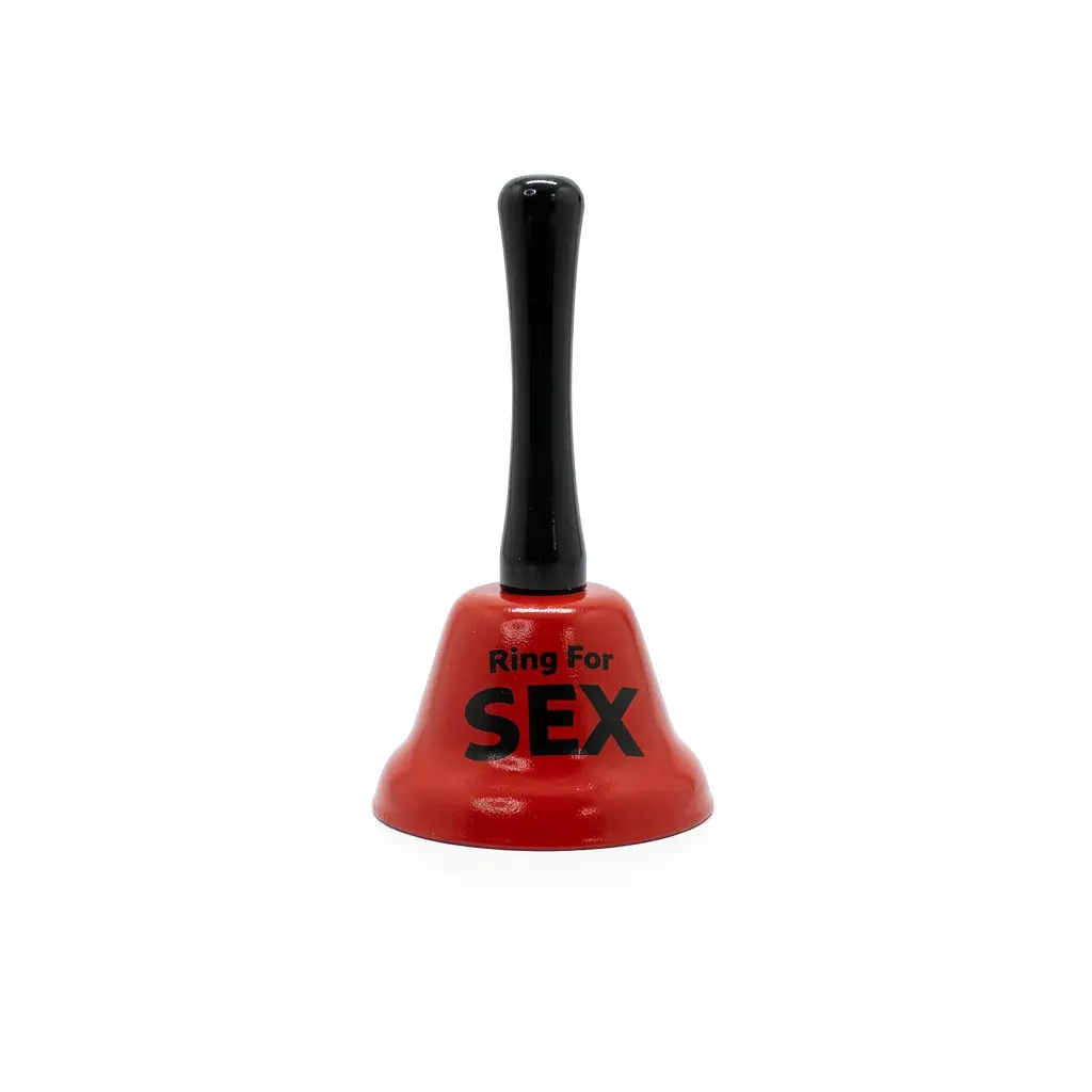 Дзвінок для пар Ring for SEX з ручкою для непристойних ігор Червоний - фото 2