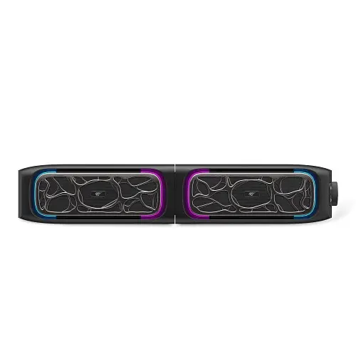 Колонки 2.0 Havit HV-SK215, Black, 2 x 2.5 Вт, mini-jack 3.5 мм, Bluetooth, USB, RGB підсвічування, радіус дії до 10 м - фото 5