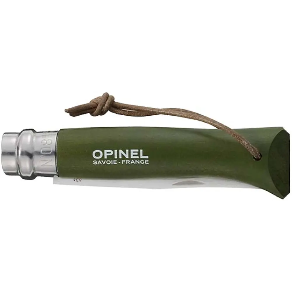 Ніж Opinel Trekking №8 VRI Inox. Колір - зелений - фото 2