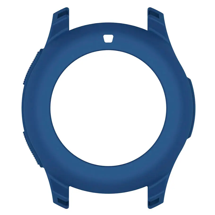 Силиконовый чехол Watchbands для Samsung Gear S3 Samsung Galaxy Watch 46mm – синий (WB0016CASEBLUE) - фото 3