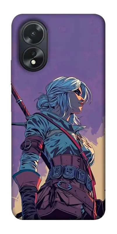 TPU чохол Demsky The witcher ciri для Oppo A38