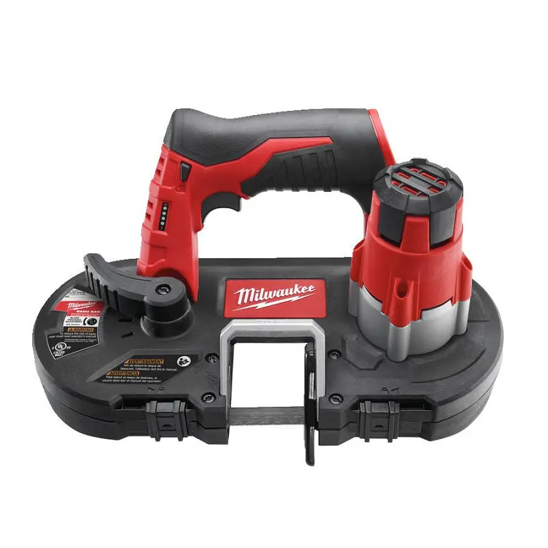 Пила стрічкова акумуляторна MILWAUKEE, M12 BS-402C (зарядний пристрій С12 С, 2 акумулятори М12 В4 4Ач, полотно, кейс) - фото 2