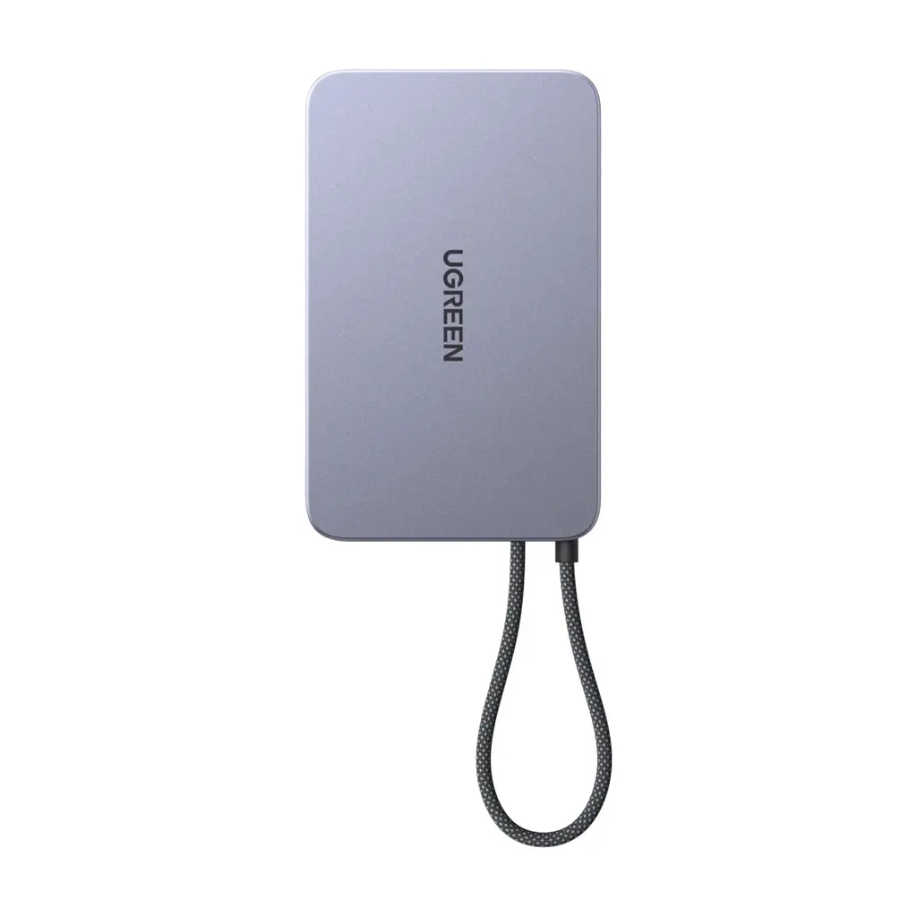 Батарея універсальна Ugreen 10000mAh 30W 1xUSB-C + 15W Magnetic Wireless + cable USB-C black (75982B) - фото 4