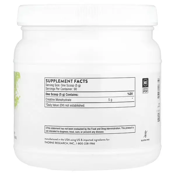 Моногідрат Creatine 450 грам Thorne vit0005356 - фото 2