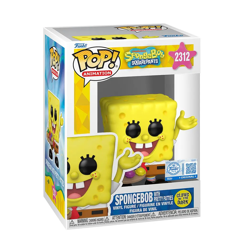 Ігрова фігурка Funko Pop! Губка Боб з Крабсбургерами серії Губка Боб Квадратні Штани (GW) 92009 - фото 2