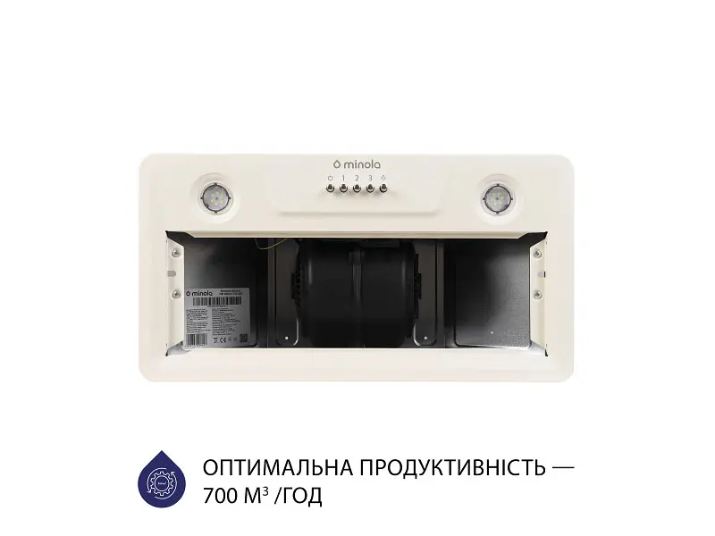 Витяжка Minola HBI 5202 IV 700 LED - фото 3