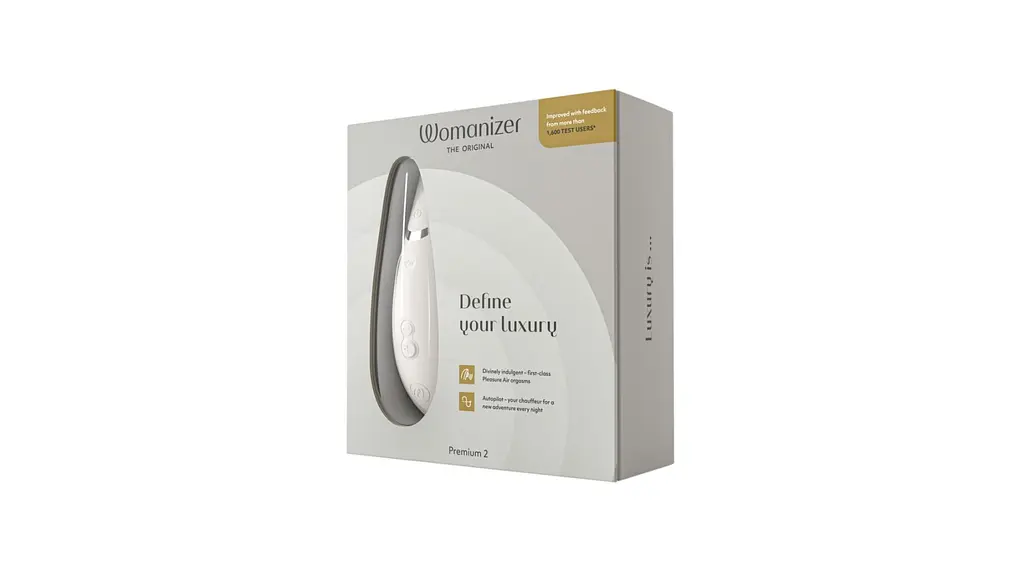 Вакуумний кліторальний стимулятор Womanizer Premium 2 - Grey Womanizer SO8751 95496 - фото 3