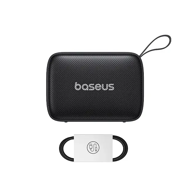 Акустика Baseus AeQur 30 Mini Portable Wireless Speaker A20077900123-00 бездротова чорна - фото 6