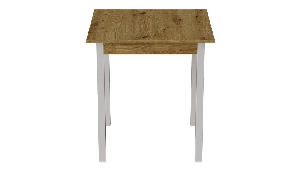 Стіл кухонний Ferrum-decor Дієго 75x80x80 Білий ДСП Дуб Артізан 16мм (FRD-105711) - фото 4