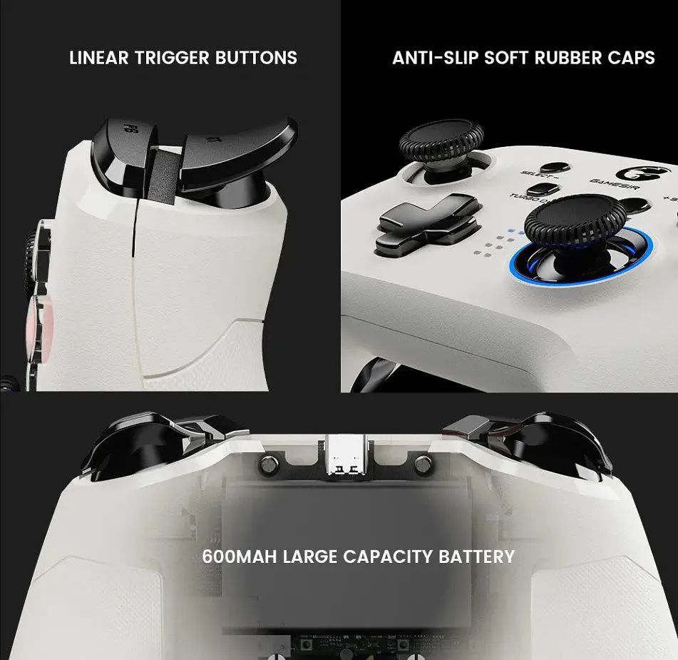 Геймпад джойстик для смартфона GameSir T4 Pro White MFi Multi-platform Game Controller - фото 13