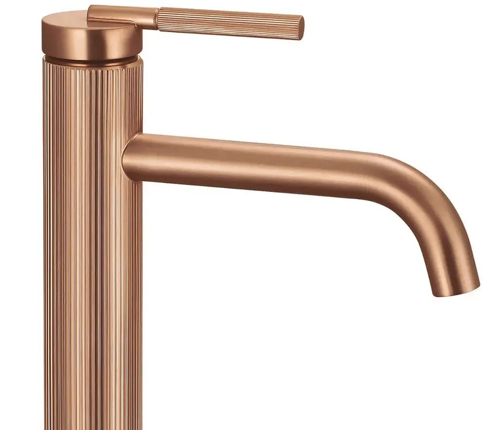 Змішувач для умивальника Rea Argon високий brushed copper REA-B2090 - фото 4