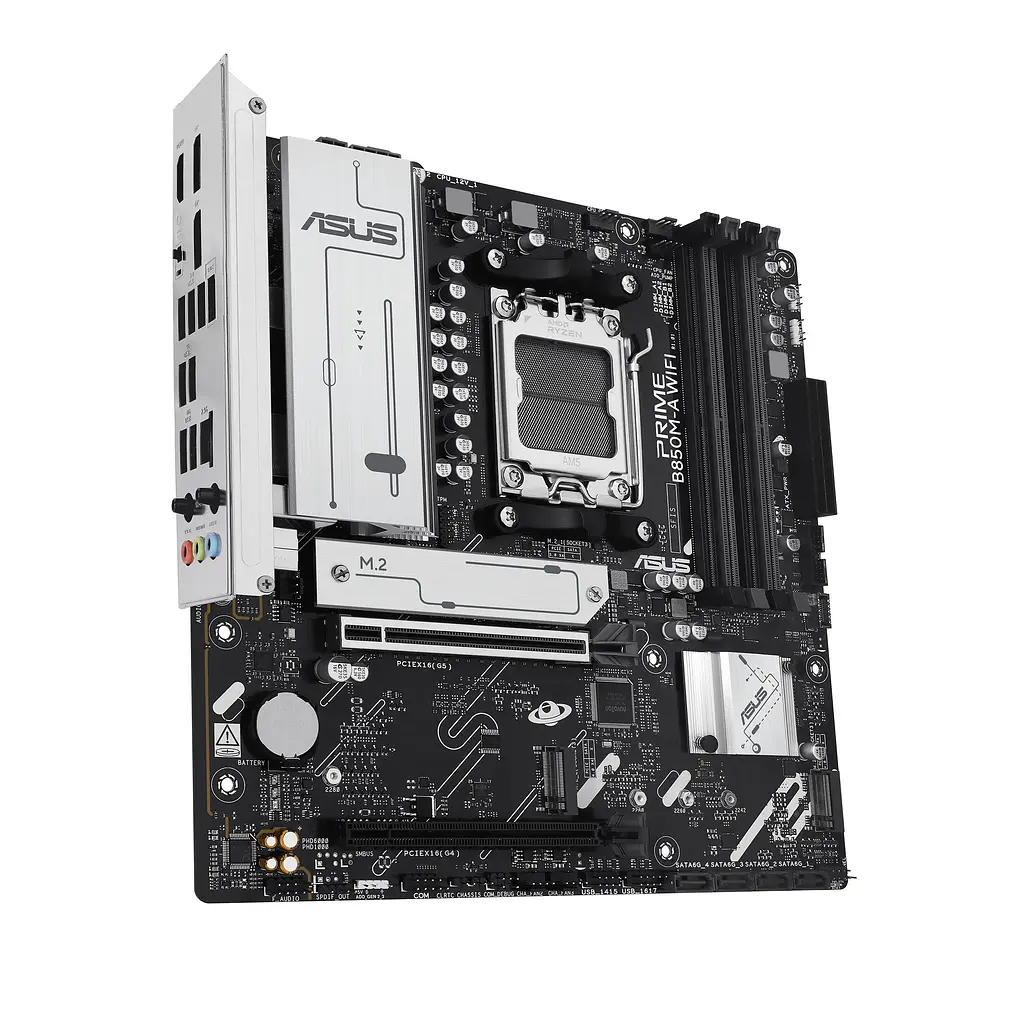 Материнcька плата PRIME B850M-A WIFI sAM5 B850 4xDDR5 M.2 HDMI DP Wi-Fi BT mATX Asus teh0019082 - фото 4