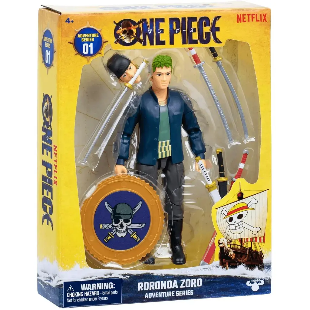 Колекційна фігурка Moose One Piece Zoro з артикуляцією (63314) - фото 3